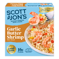 Scott & Jon's Garlic Butter Shrimp Rice Bowl Frozen Meal 9.6 Oz