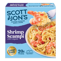 Scott & Jon's Shrimp Scampi Linguini Frozen Meal 9.6 Oz