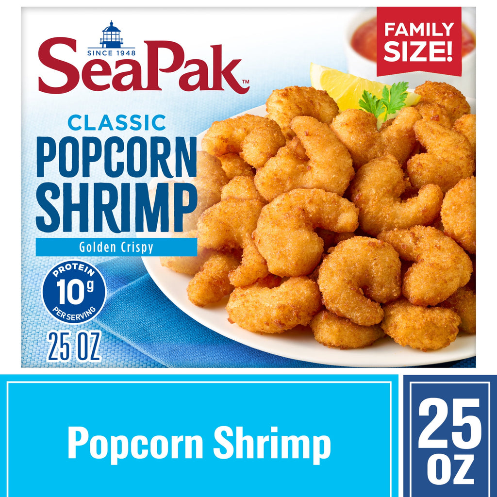 SeaPak Oven Crispy Popcorn Shrimp 25 Oz Frozen Seafood