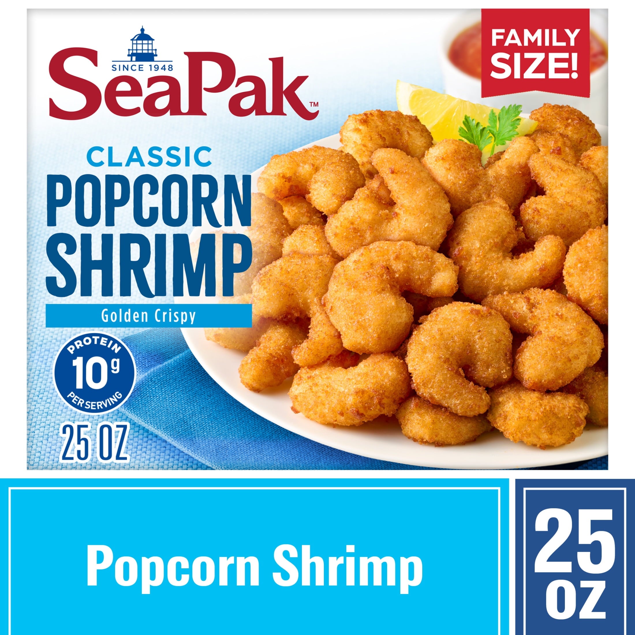 SeaPak Oven Crispy Popcorn Shrimp 25 Oz Frozen Seafood