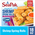 SeaPak Shrimp Spring Rolls Sweet Thai Chili Sauce Frozen 18 Oz 14 Count