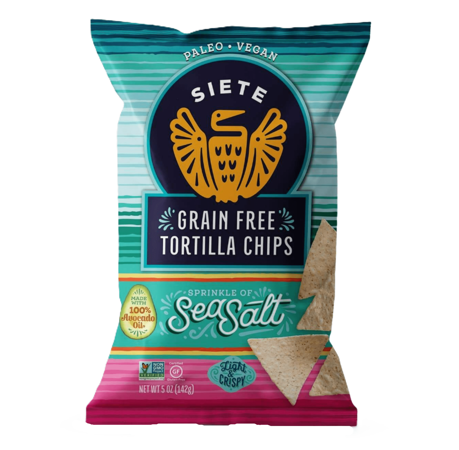 Grain Free Tortilla Chips Sprinkle Of Sea Salt 5 Oz Siete