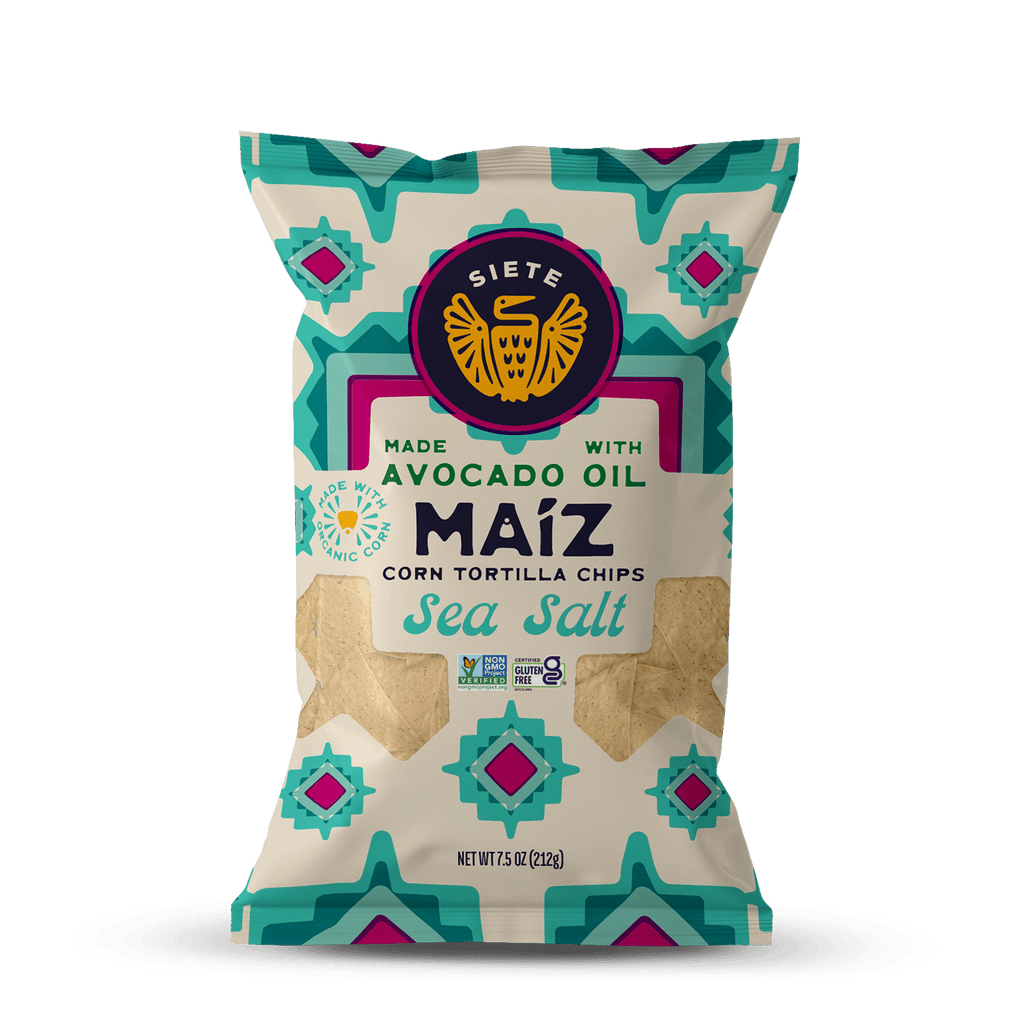 Sea Salt Maiz Tortilla Chips 7.5 Oz Siete Foods