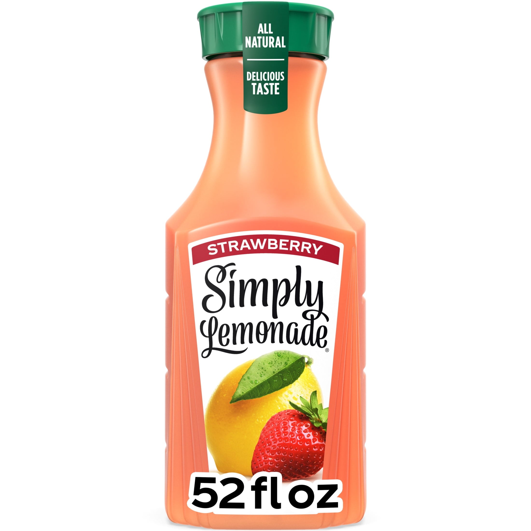 Simply Lemonade with Strawberry Juice Drink 52 fl oz Bottle