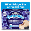 Smucker's Uncrustables Peanut Butter & Blackberry Spread Sandwiches Frozen 8 Oz