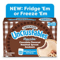 Smucker’s Uncrustables Chocolate Flavored Hazelnut Spread Sandwiches, 4 Count, 1.8 oz Each, Frozen