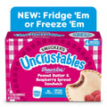 Smucker's Uncrustables Peanut Butter & Raspberry Spread Sandwiches Frozen 4 Count 8 Oz