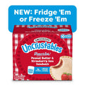 Smucker’s Uncrustables Peanut Butter & Strawberry Jam Sandwiches, 10 Count, 2 oz Each, Frozen