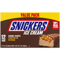 Snickers Peanut Butter Ice Cream Bars 12 Count 24 Fl Oz