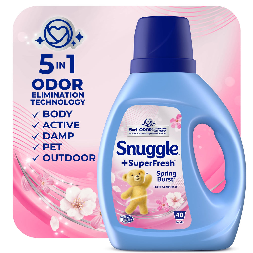 Snuggle SuperFresh Spring Burst Liquid Fabric Softener 35.7 fl oz 40 Loads