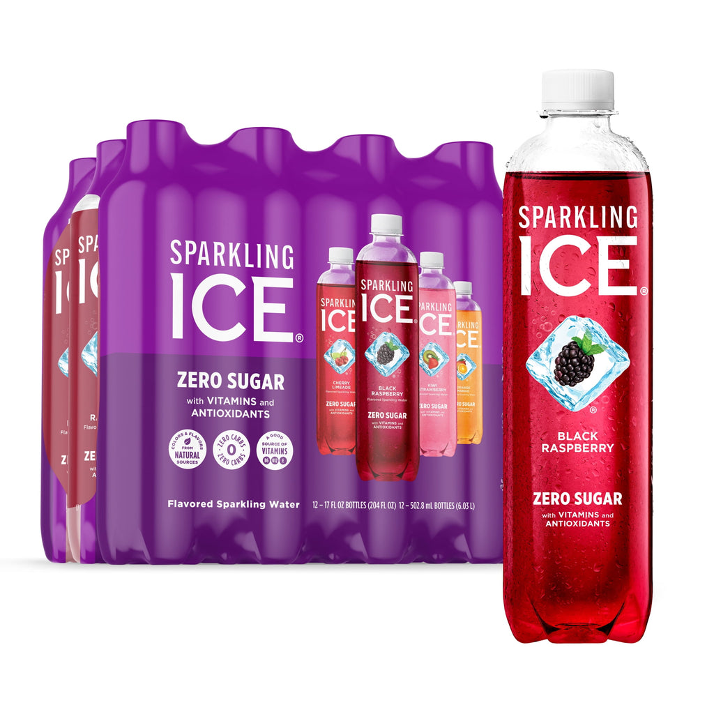 Sparkling Ice Purple Variety Pack Flavored Sparkling Water 17 fl oz 12 Count