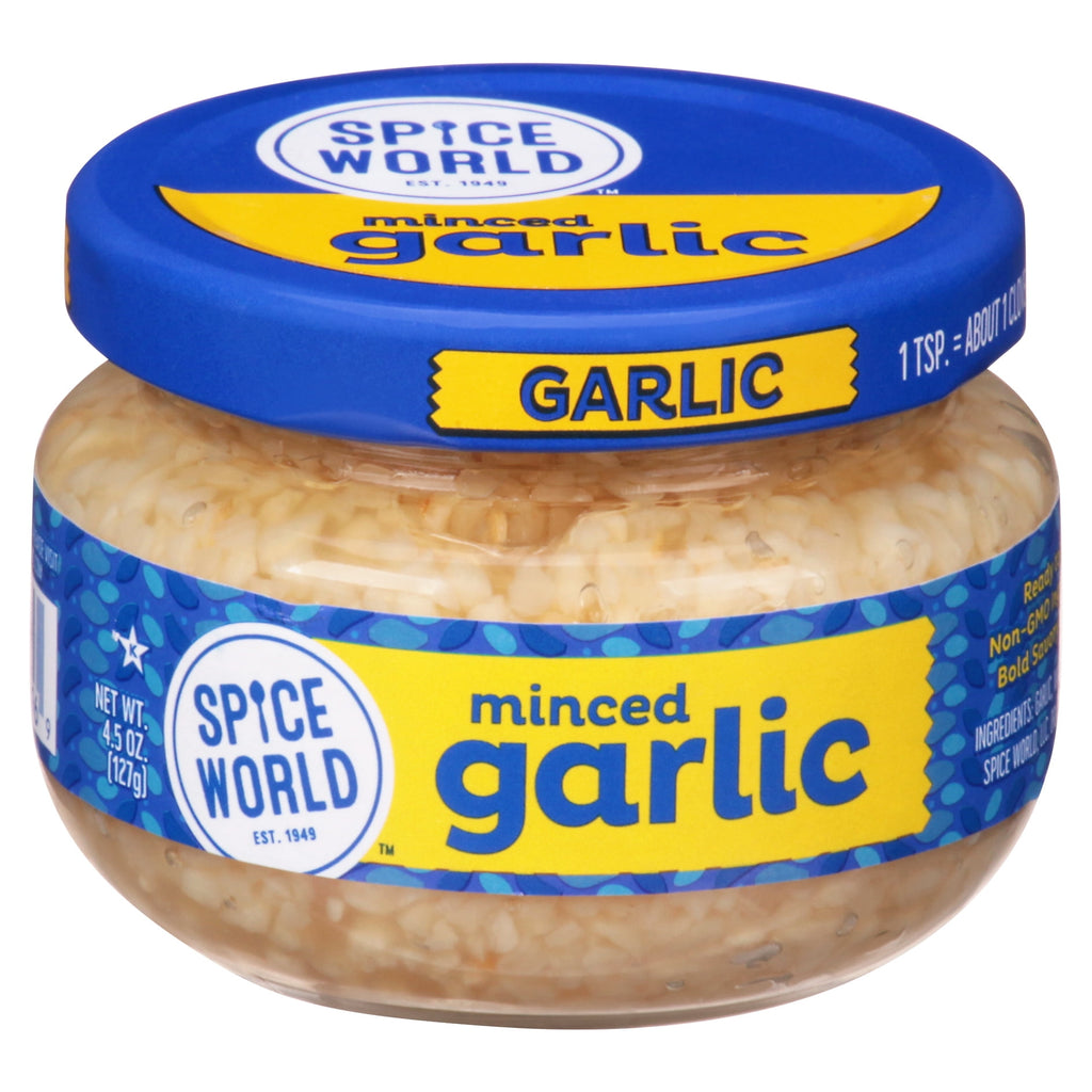 Fresh Minced Garlic 4.5 Oz Jar