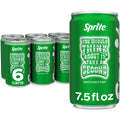 Sprite Lemon-Lime Caffeine Free Soda Pop Mini Cans 7.5 Fl Oz 6 Pack
