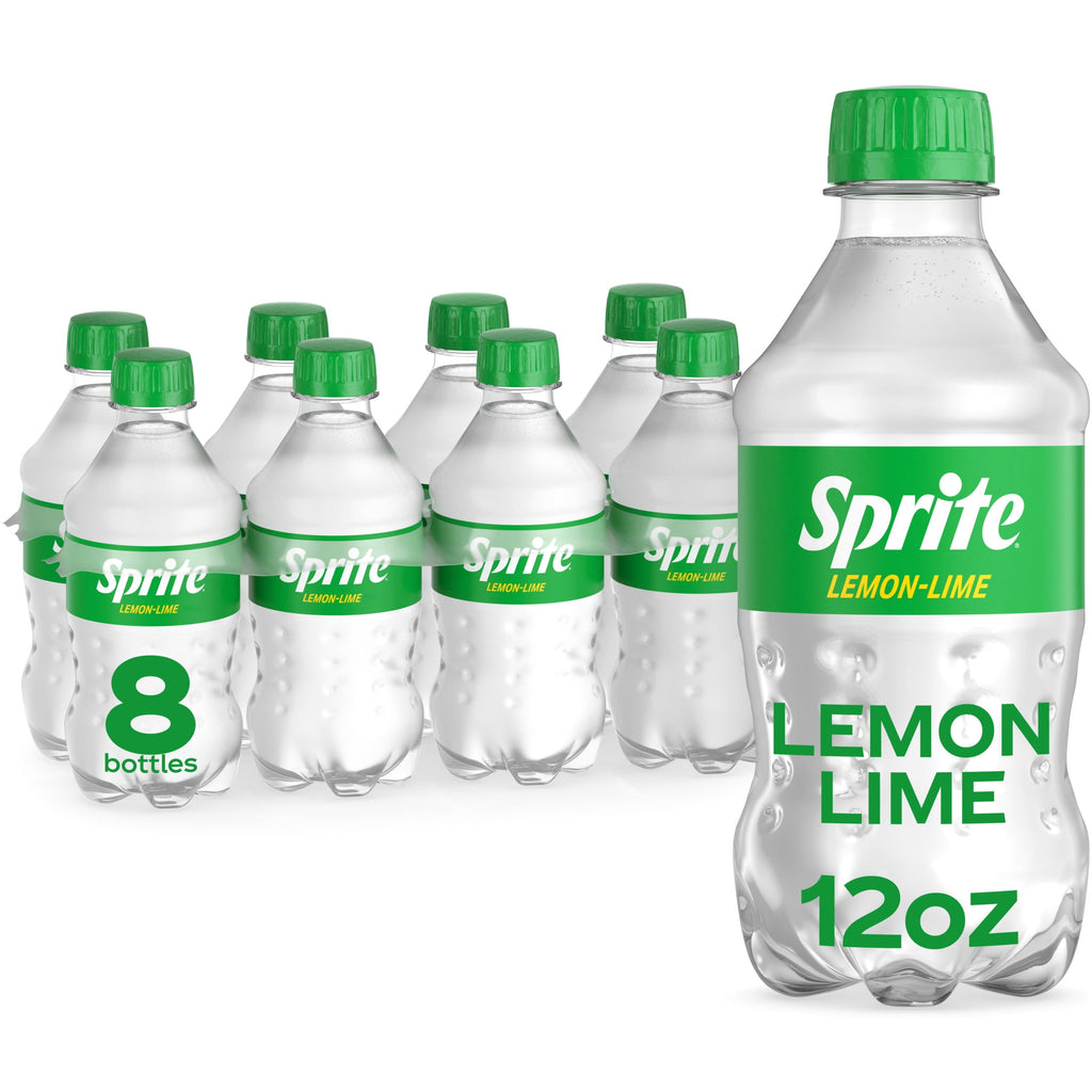 Sprite Lemon Lime Soda Pop Bottles 12 Fl Oz 8 Pack
