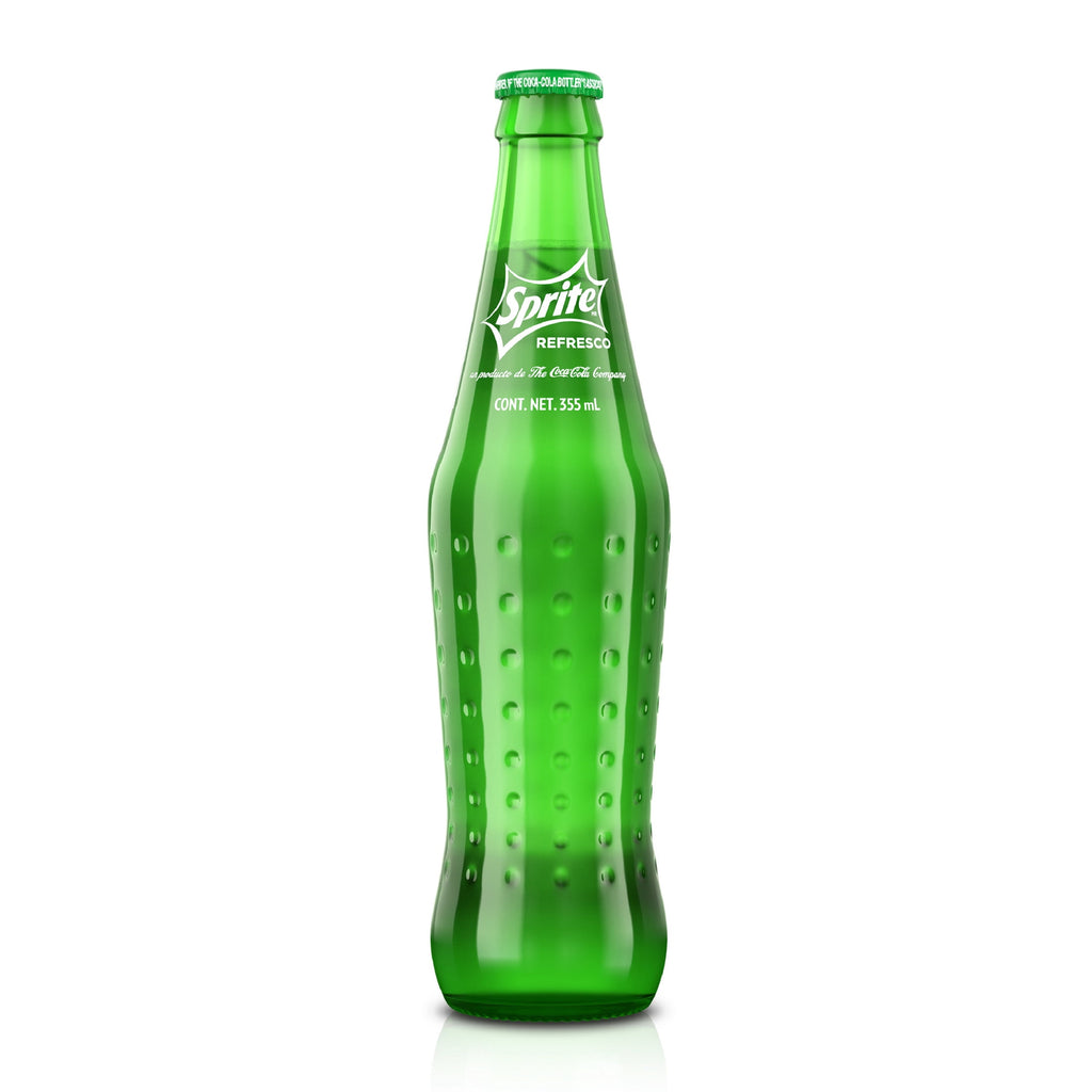 Sprite Lemon-Lime Caffeine Free Soda Pop Glass Bottle 355 mL 4 Pack