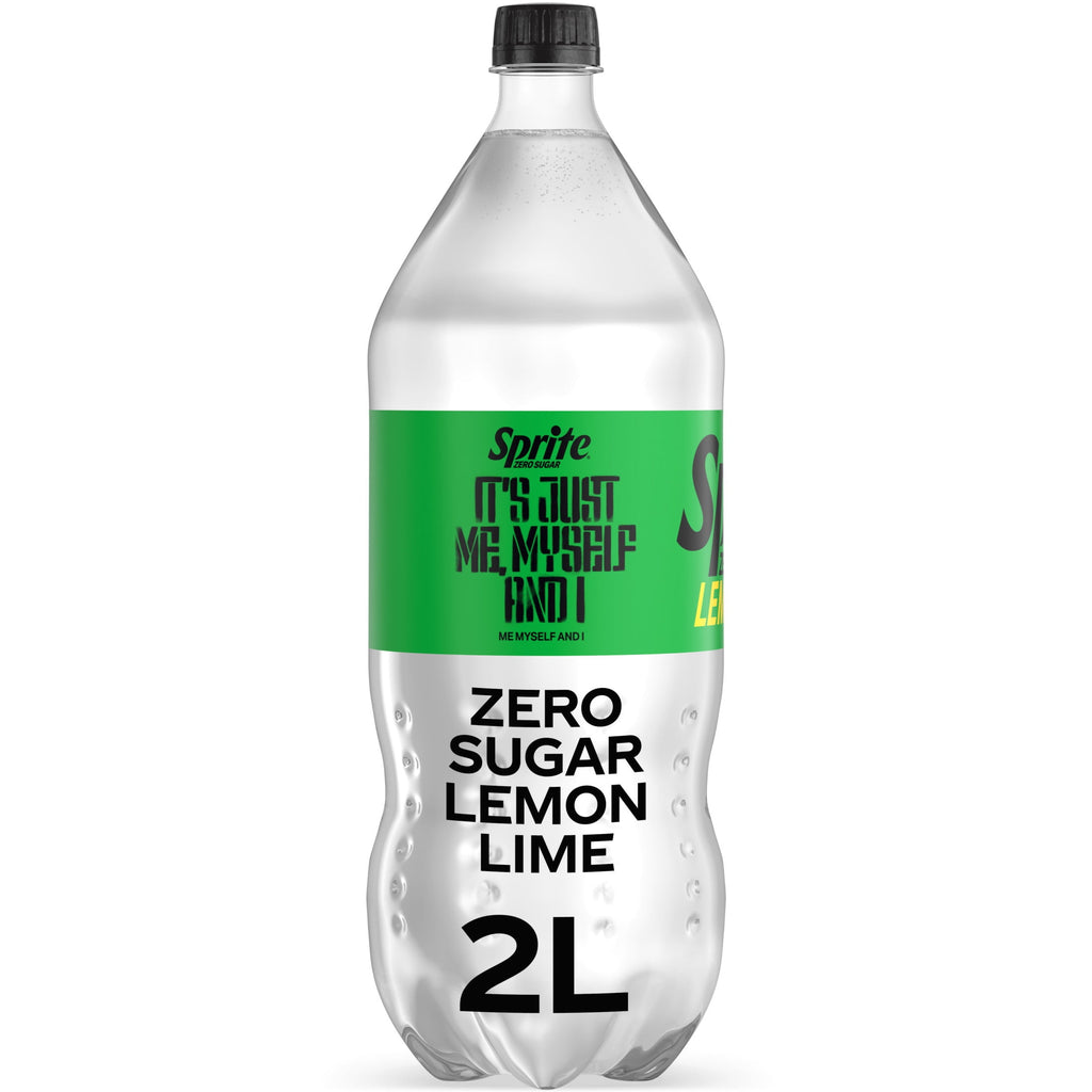 Sprite Zero Sugar Lemon-Lime Caffeine Free Soda Pop Bottle 2 Liters