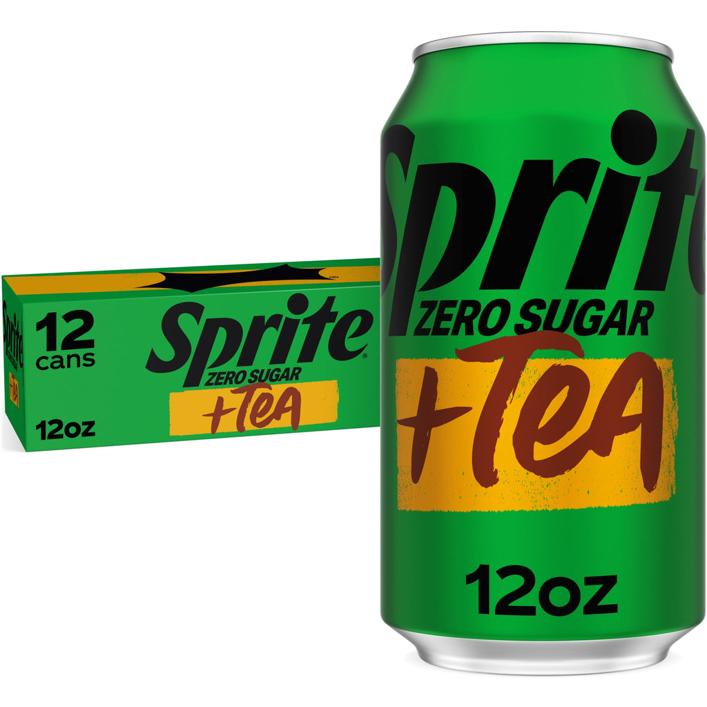 Sprite + Tea Lemon-Lime and Tea Flavored Soda 12 Fl Oz 12 Pack