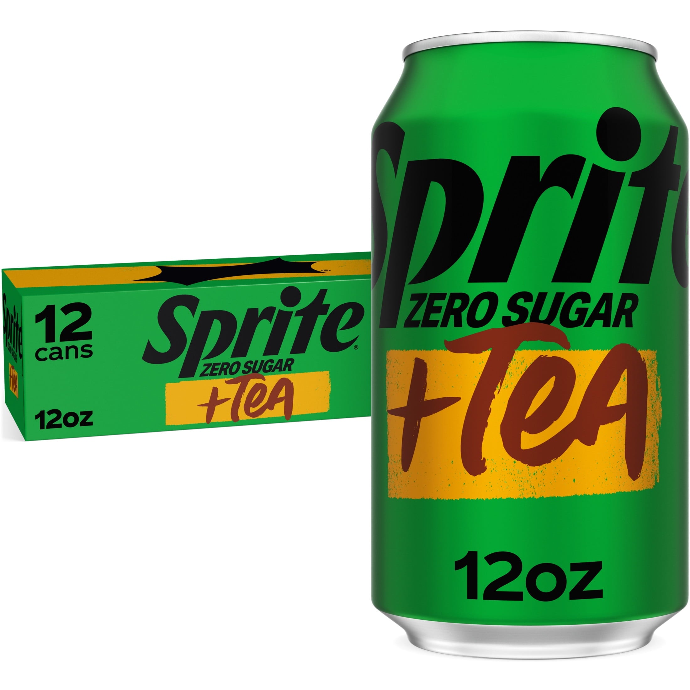 Sprite + Tea Lemon-Lime and Tea Flavored Soda 12 Fl Oz 12 Pack