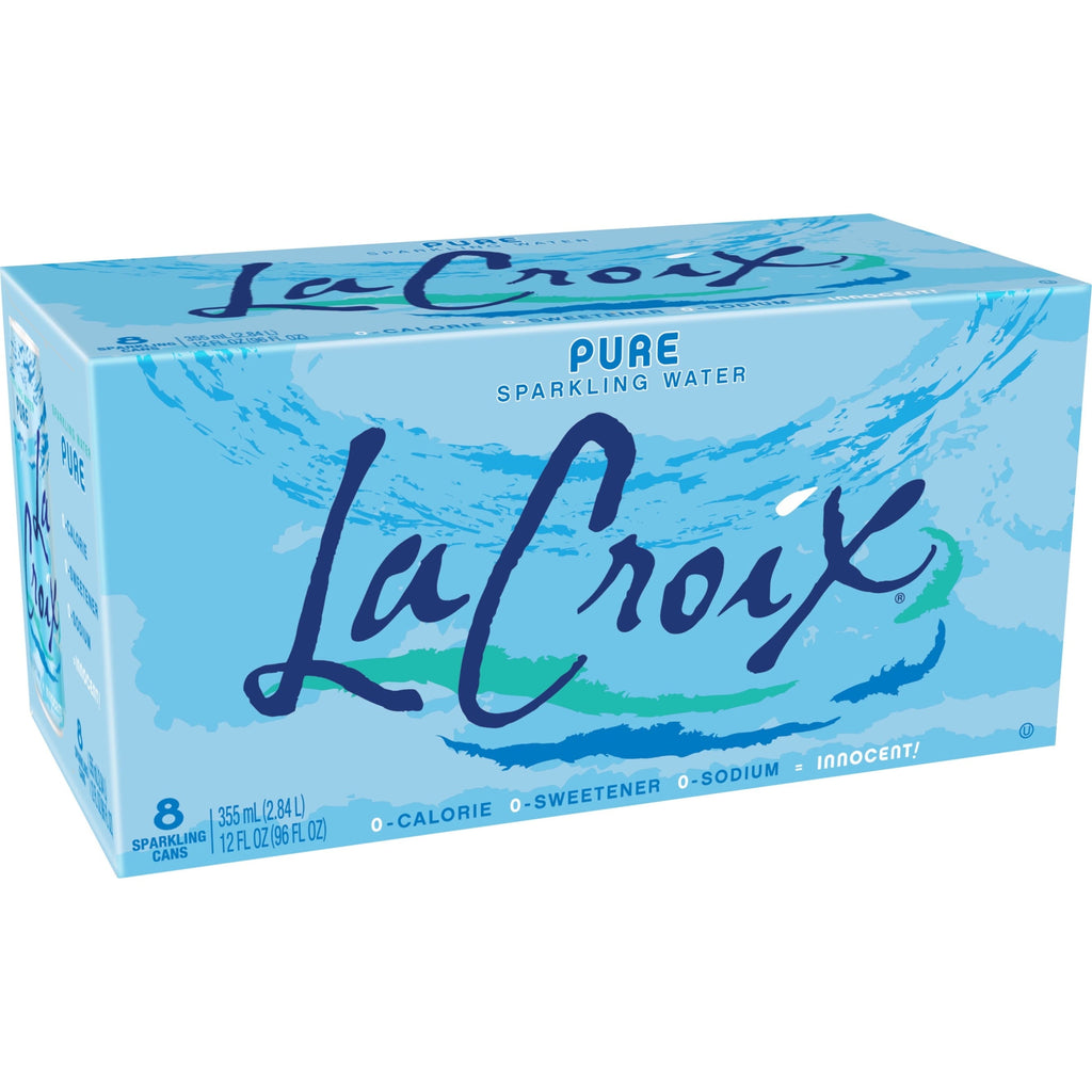 LaCroix Cúrate Purified Sparkling Water 12 fl oz Cans 8 Pack