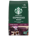 Starbucks Espresso Roast Naturally Caffeinated Dark Ground Coffee 18 oz Bag