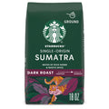 Starbucks at Home Sumatra Naturally Caffeinated Dark Roast Ground Coffee 18 oz Bag