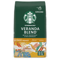Starbucks at Home Veranda Blend Naturally Caffeinated Light Roast Ground Coffee 18 oz Bag