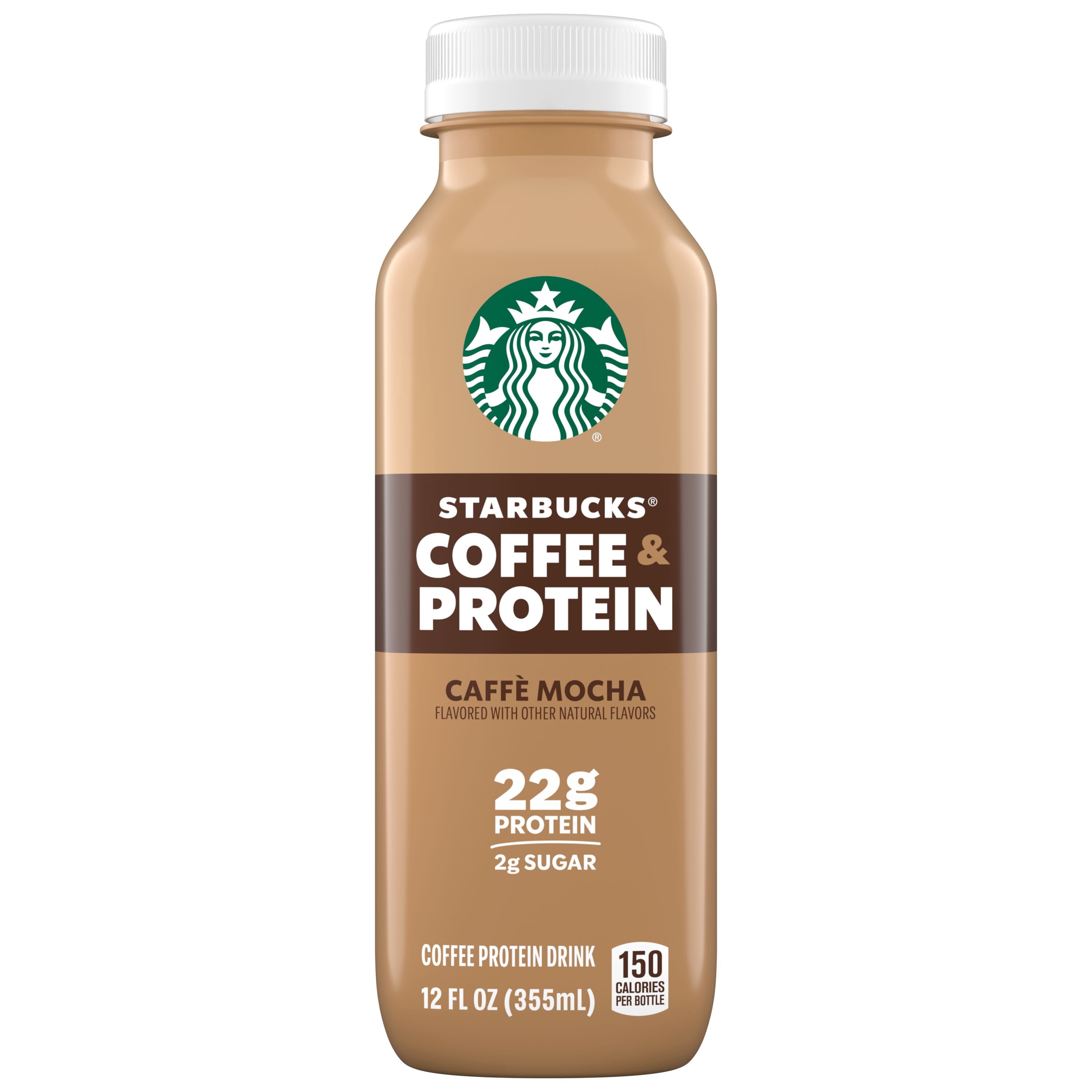 Starbucks Naturally Caffeinated Mocha Caffe Blended Coffee 12 fl oz Bottle