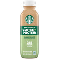 Starbucks Coffee & Protein Naturally Caffeinated Classic Caffe Blended Coffee 12 fl oz Bottle