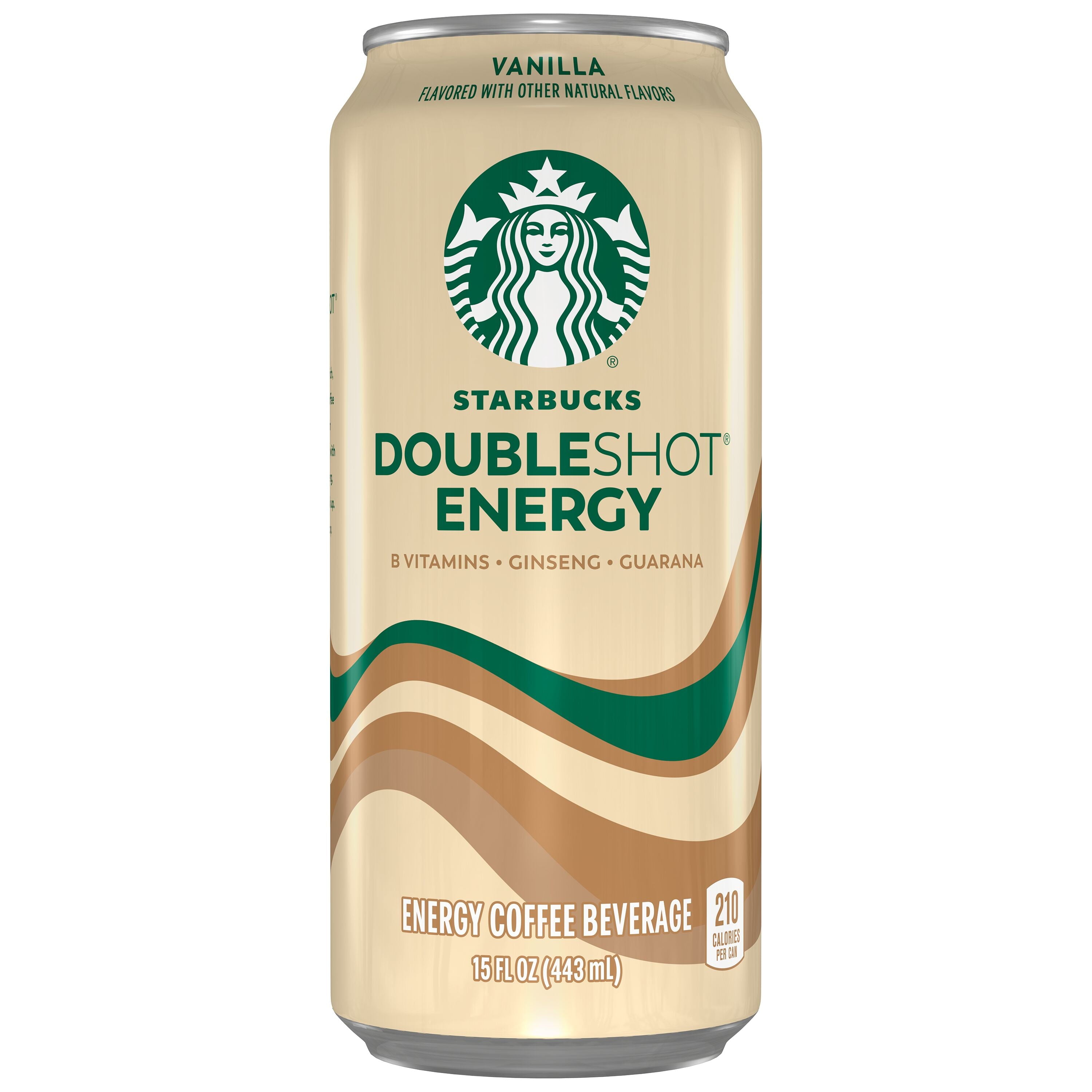 Starbucks Doubleshot Energy Vanilla Coffee Naturally Caffeinated Medium Roast Chilled Coffee Drink 15 fl oz Can