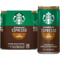 Starbucks Doubleshot Espresso & Cream Premium Coffee Drink 6.5 fl oz 4 Count