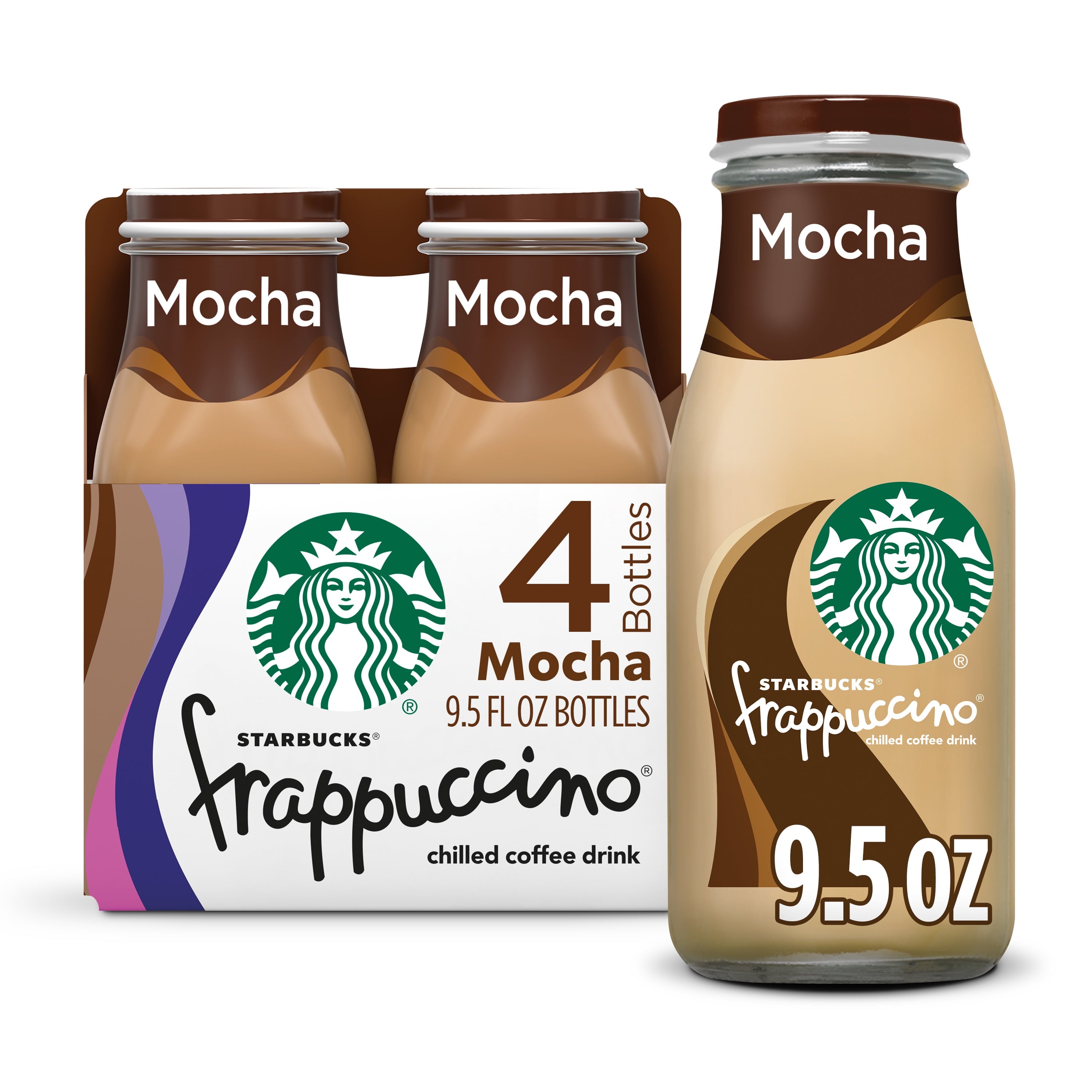 Starbucks Frappuccino Mocha Iced Coffee 9.5 fl oz 4 Pack