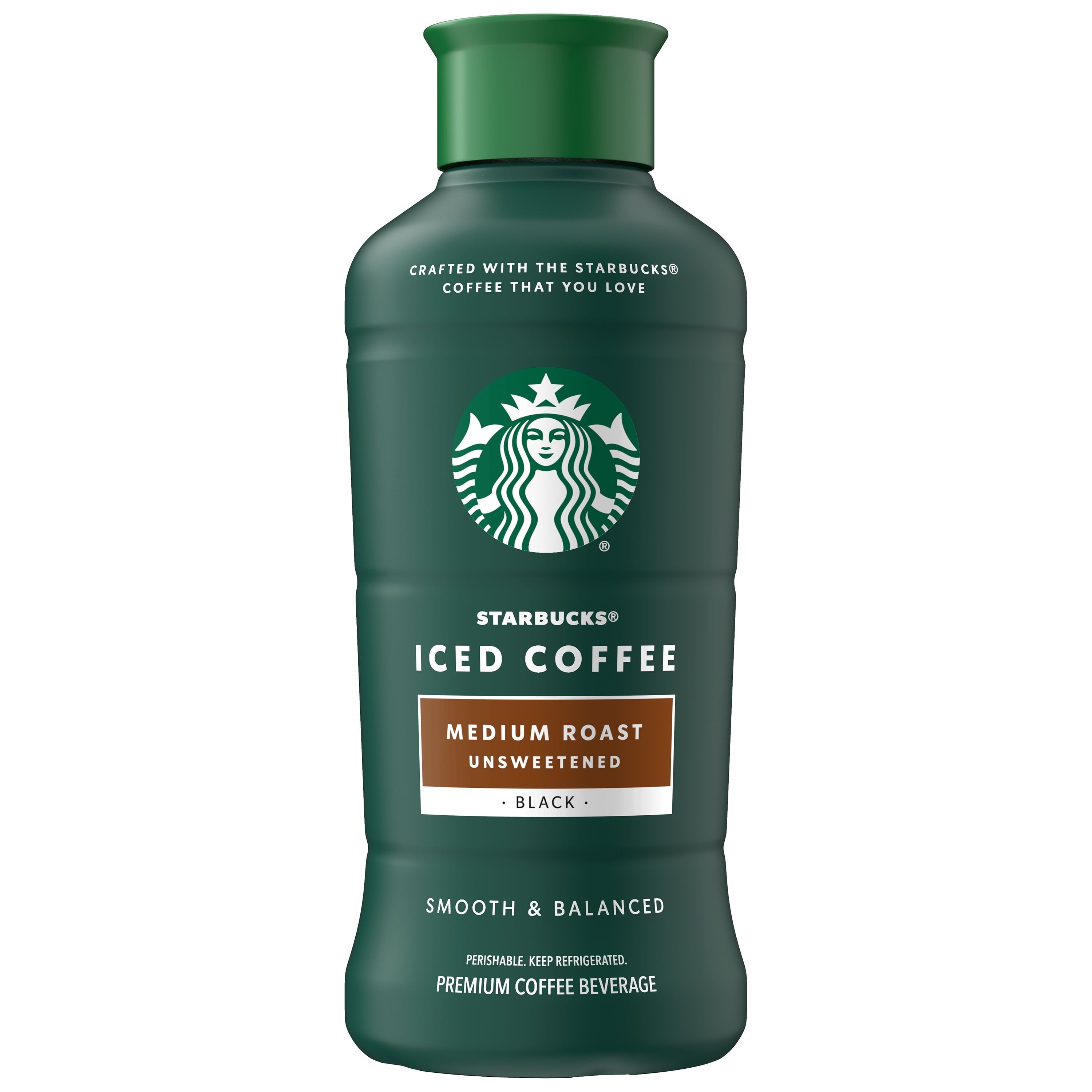 Starbucks Iced Coffee Unsweetened Medium Roast 100% Arabica Beans 48 fl oz