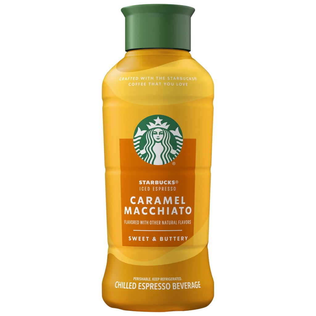 Starbucks Caramel Macchiato Iced Espresso Coffee Drink 40 fl oz Bottle