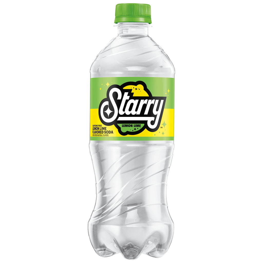 Starry Lemon Lime Soda Pop Bottle 20 Fl Oz