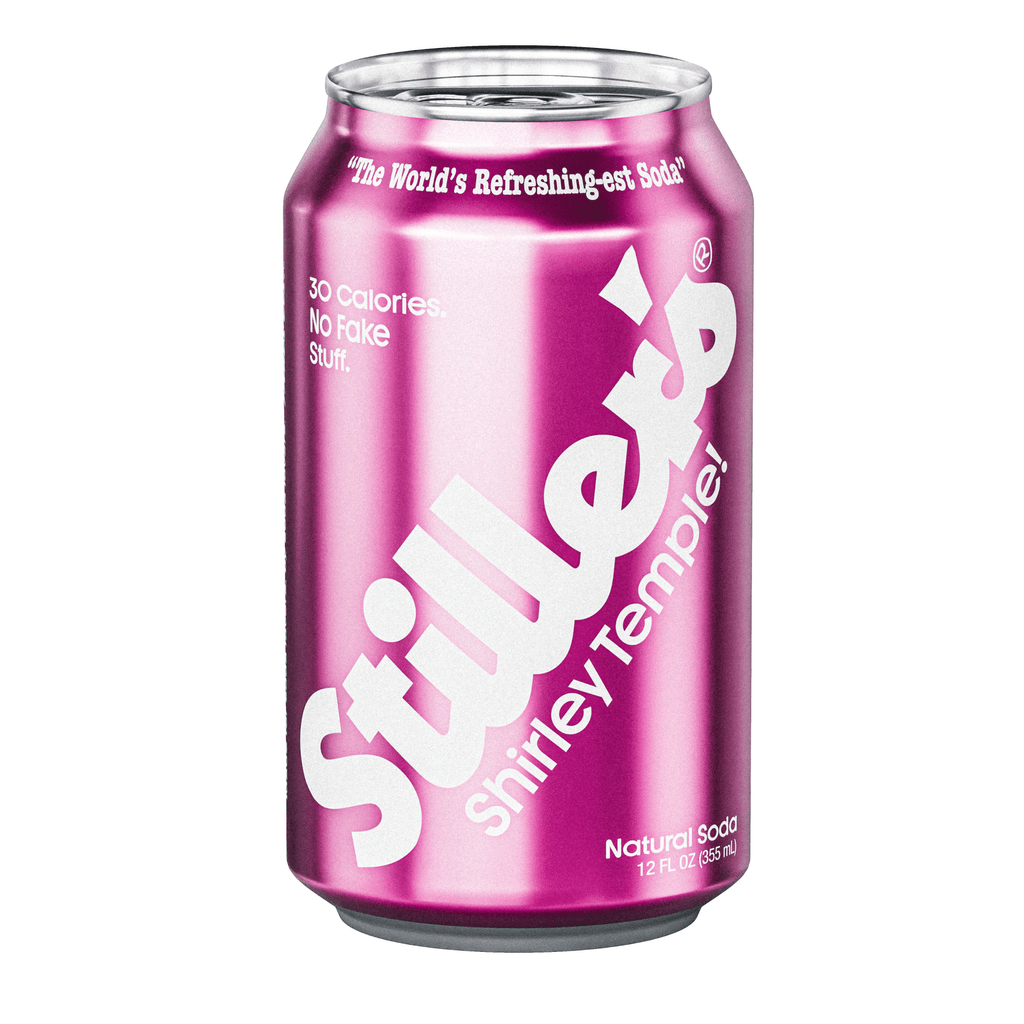 Stiller's Shirley Temple Natural Soda Cans 12 Fl Oz