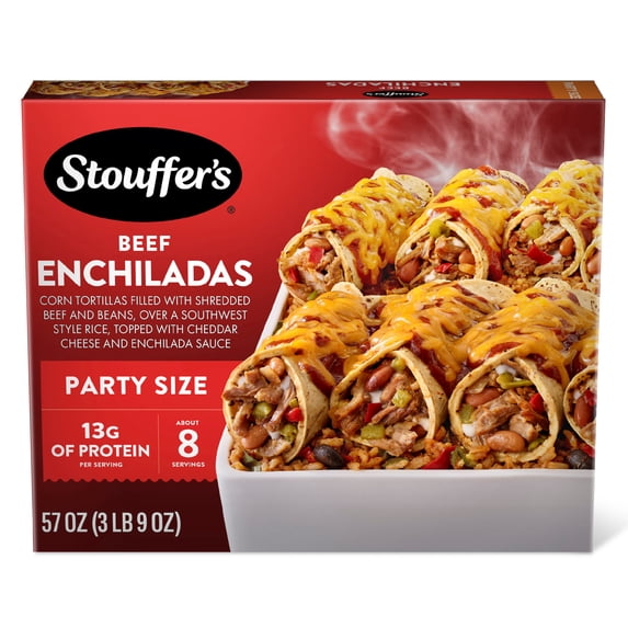 Stouffer's Beef Enchiladas Party Size Frozen Meal 3.563 Lb