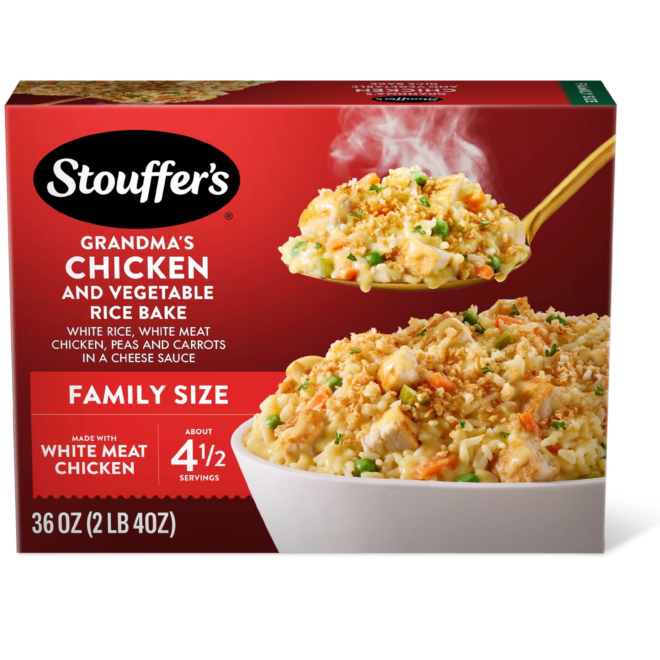 Stouffer's Grandma's Chicken and Vegetable Rice Bake Frozen Family Dinner 36 Oz