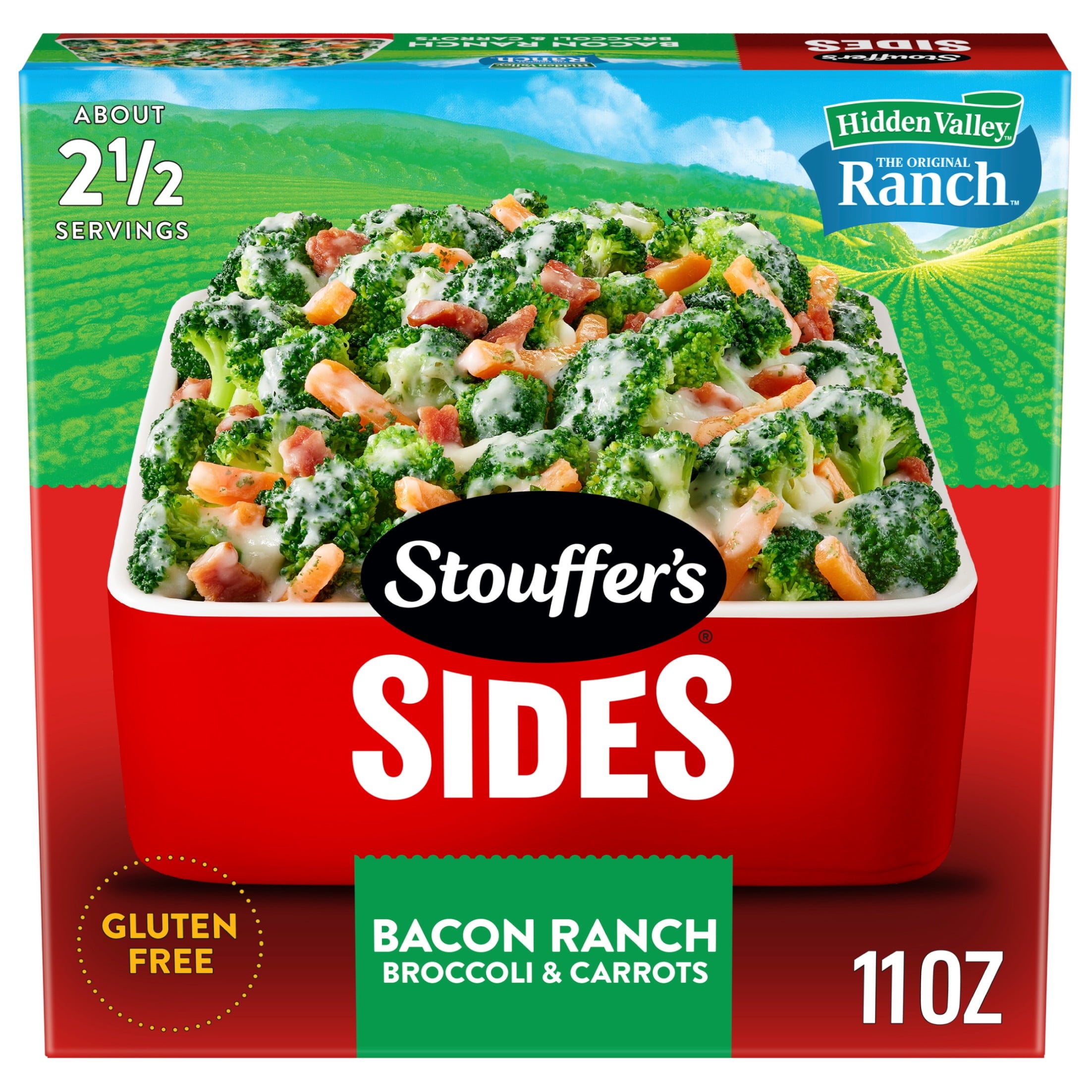 Stouffer's Hidden Valley Bacon Ranch Broccoli and Carrots Frozen Side Dish 11 Oz