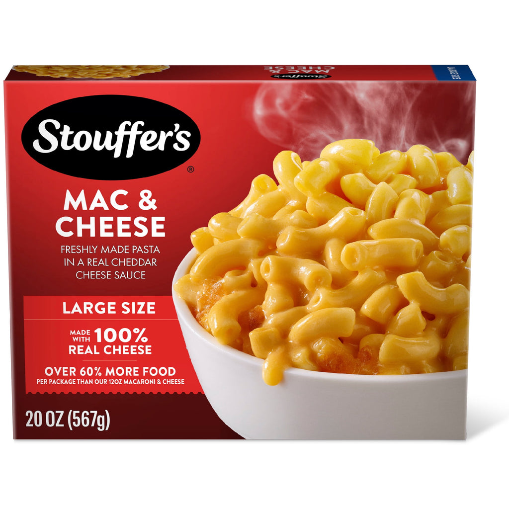 Stouffer's Macaroni And Cheese Large Size Frozen Meal 20 Oz