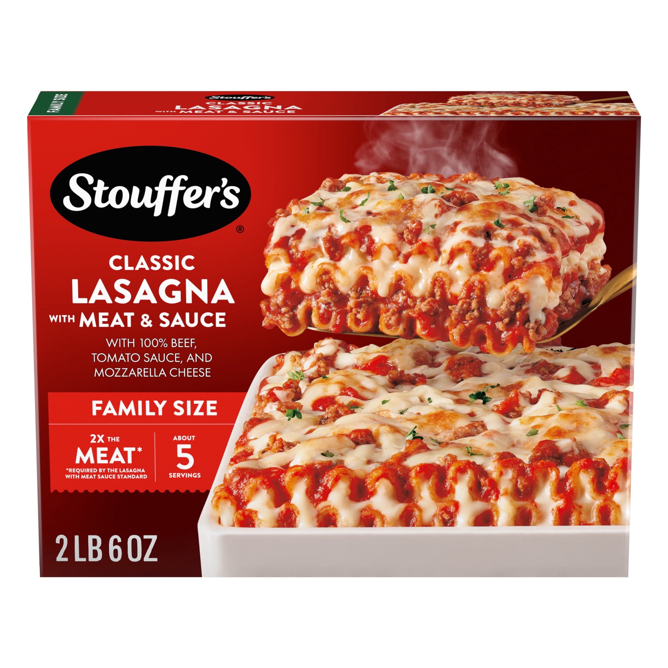 Stouffer's Family Size Lasagna with Meat and Sauce Frozen 38 Oz