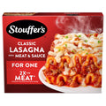 Stouffer's Lasagna with Meat & Sauce, Single Serve, Frozen Entrees for One, Ready to Cook Easy Dinners, Protein Frozen Meals 10.5 oz