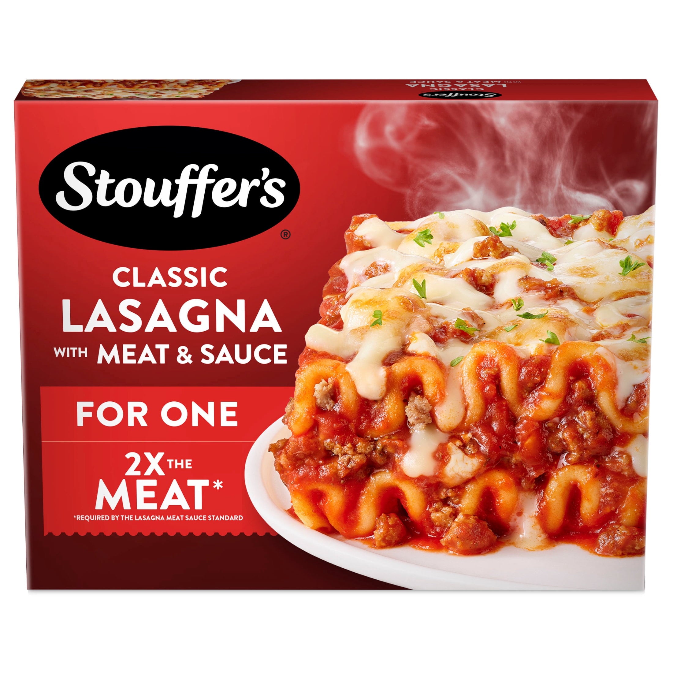 Stouffer's Lasagna With Meat & Sauce Frozen Single Serve 10.5 Oz
