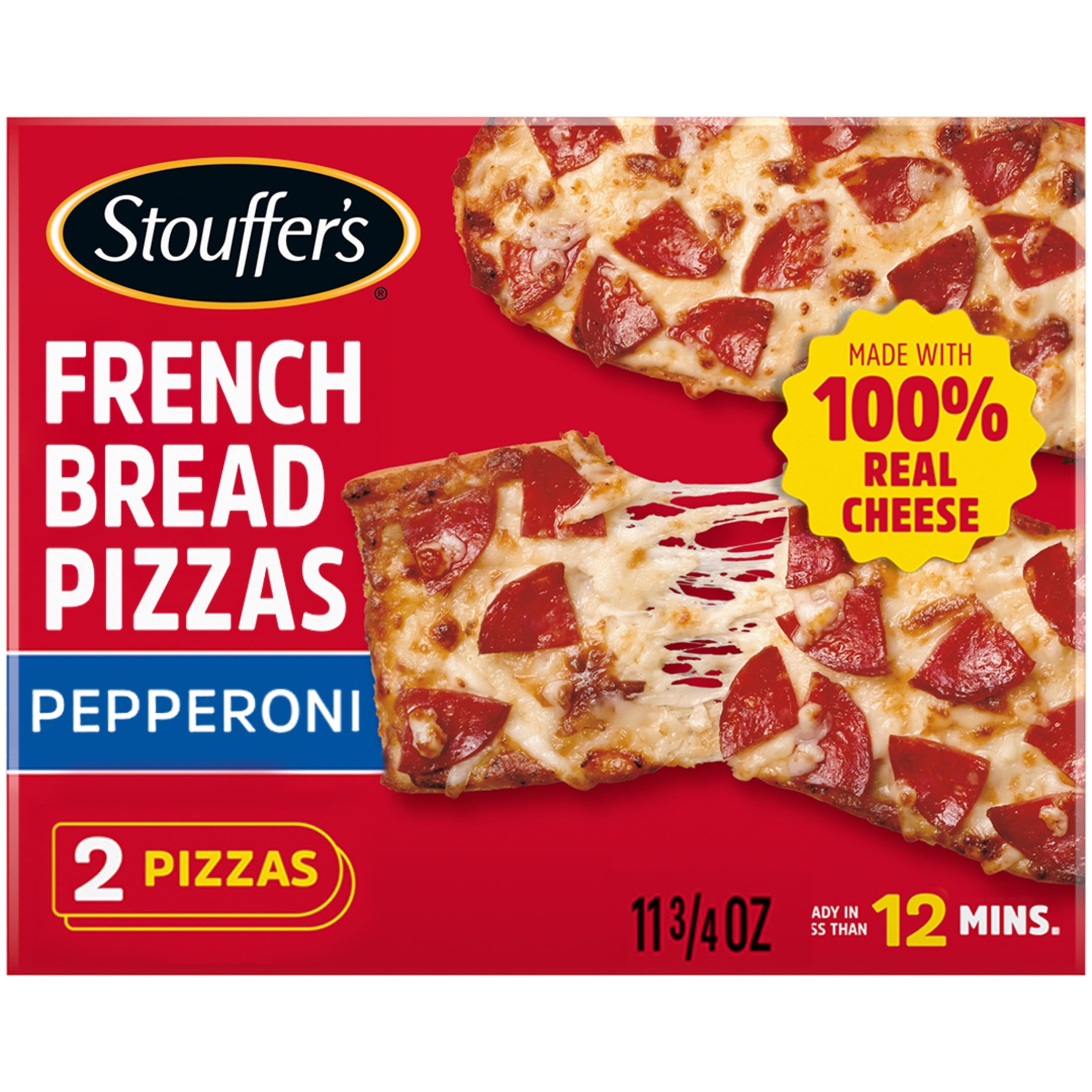 Stouffer's Pepperoni French Bread Frozen Pizza 11.75 Oz