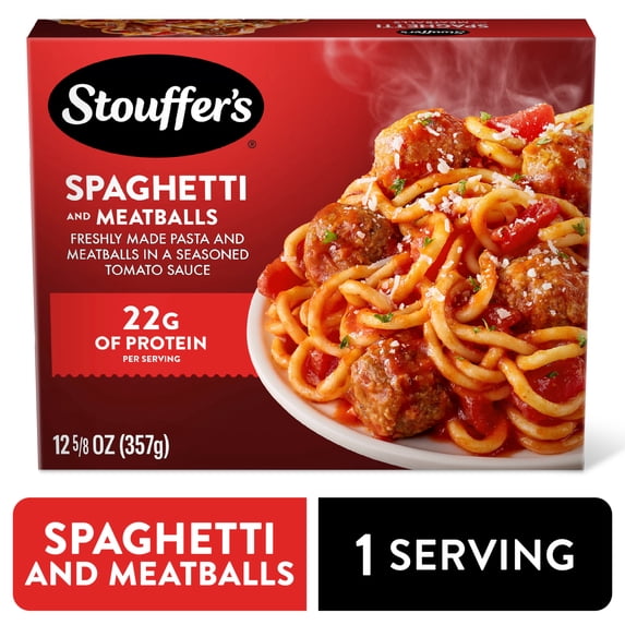 Stouffer's Spaghetti and Meatballs Frozen Single Serve Meal 12.625 Oz