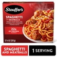 Stouffer's Spaghetti and Meatballs Frozen Single Serve Meal 12.625 Oz