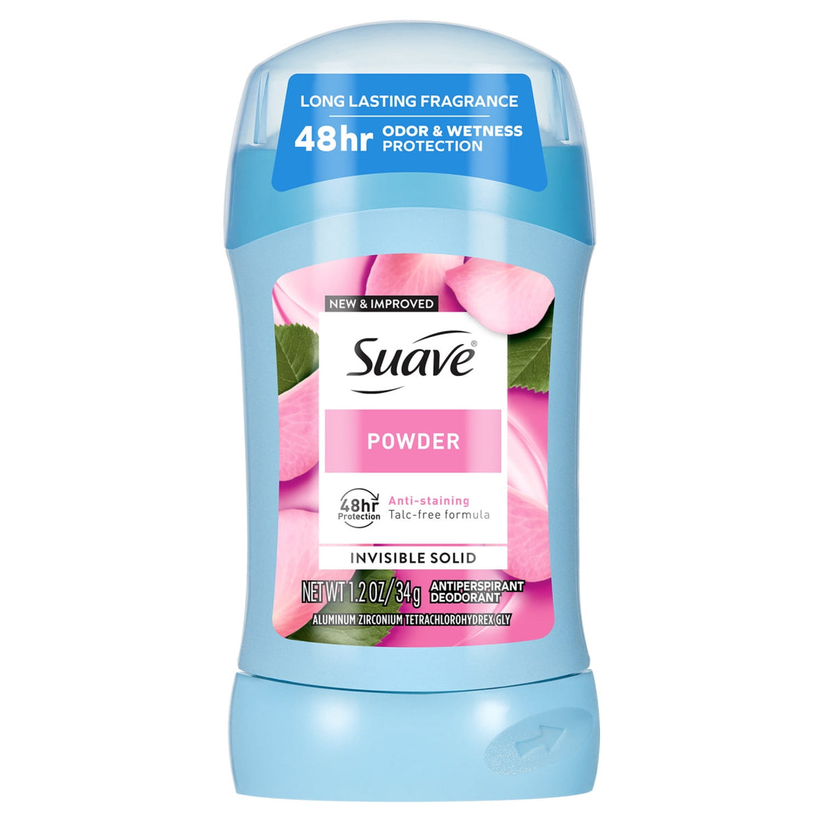 Suave Women Antiperspirant Deodorant Powder 48-Hour Protection 1.2 oz