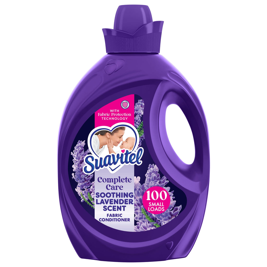 Suavitel Complete Liquid Fabric Softener Soothing Lavender Scent 100 fl oz