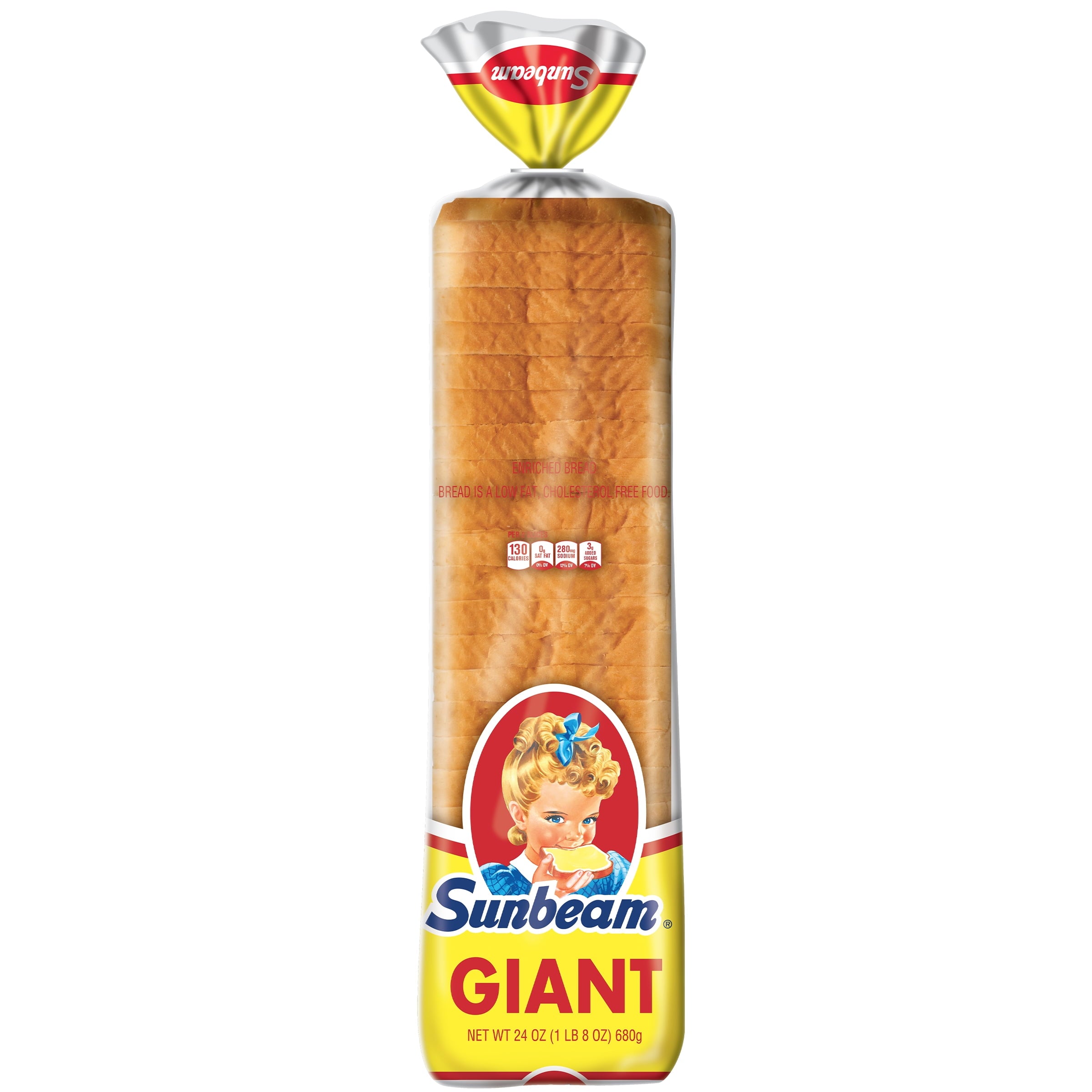 Sunbeam Giant White Bread 24 Oz 1 Count