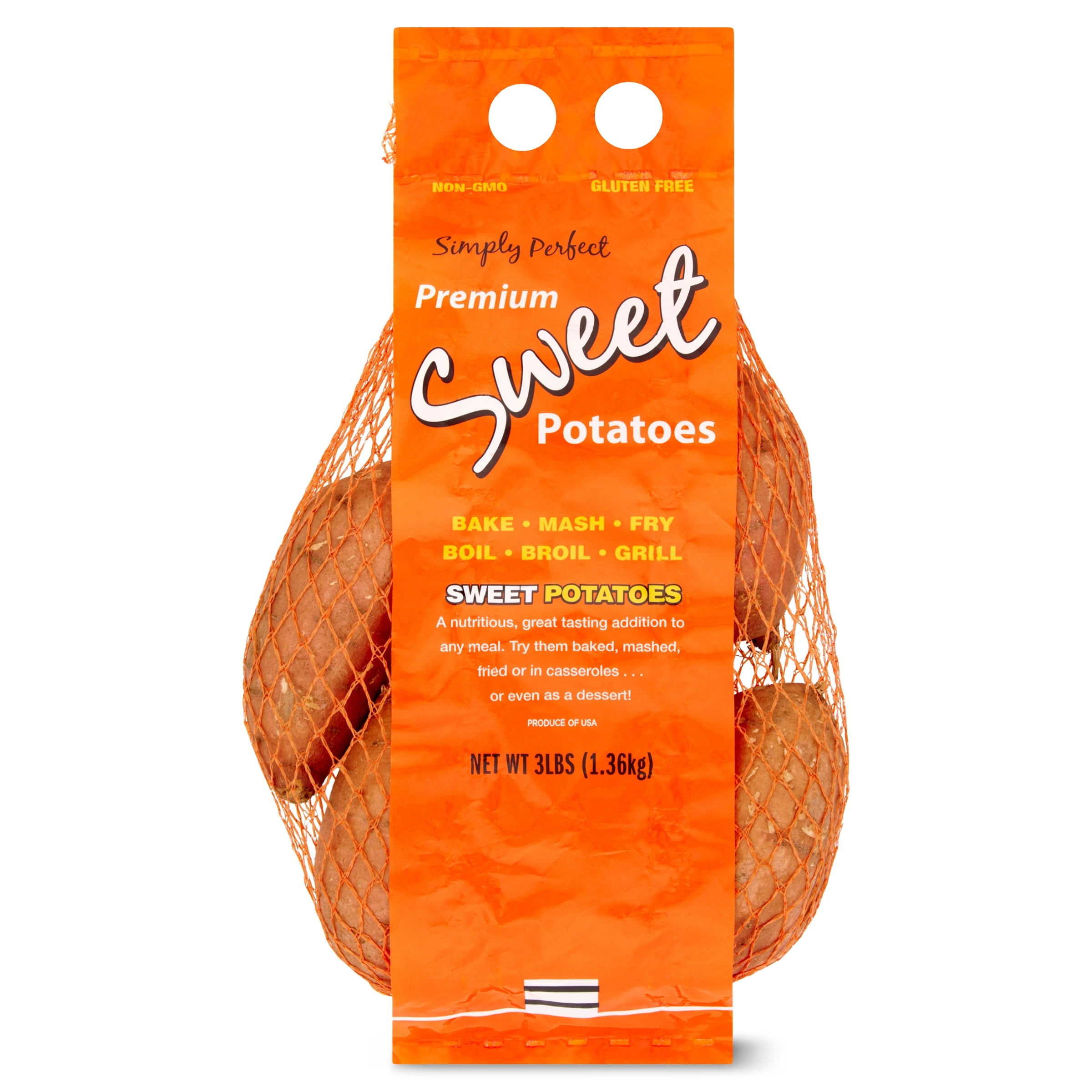Fresh Sweet Potatoes 3 Lb Bag