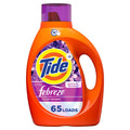 Tide Ultra Febreze Liquid Laundry Detergent Spring & Renewal 92 fl oz 65 Loads
